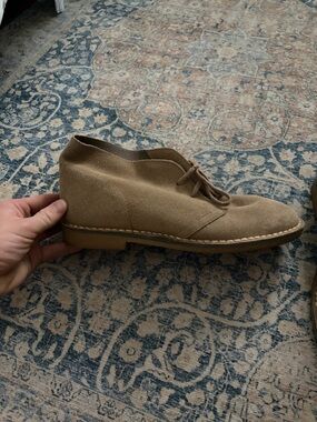 Men's Suede J Crew Boots - Tan